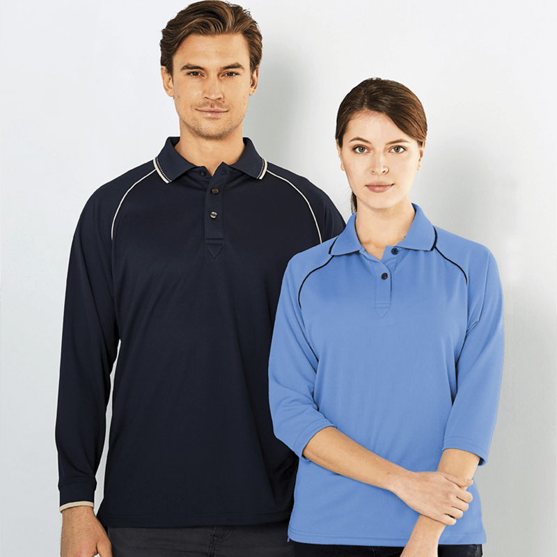 Cool Dry Mens Long Sleeve Polo | Welborne Corporate Image