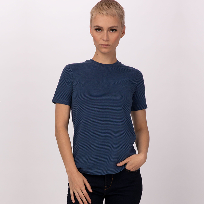 Ladies Striped T-Shirt | Welborne Corporate Image